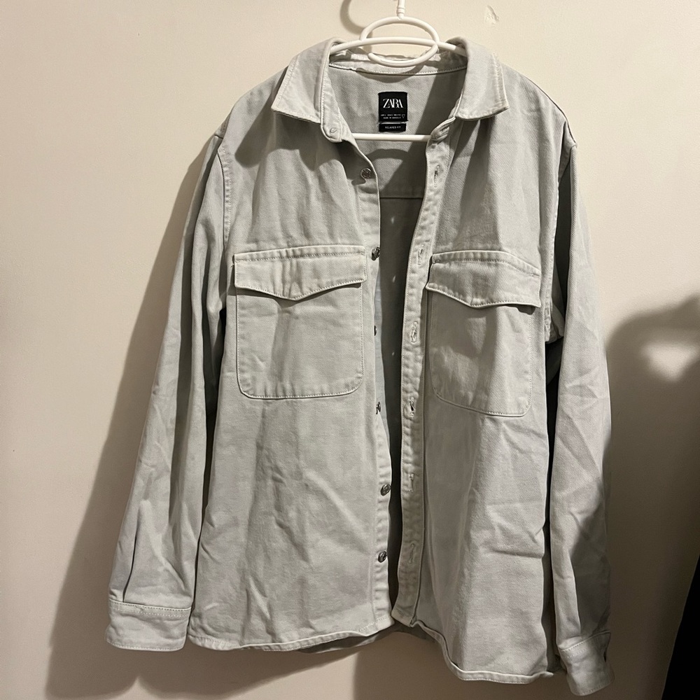 Zara Light Denim Shirt (Relaxed Fit)